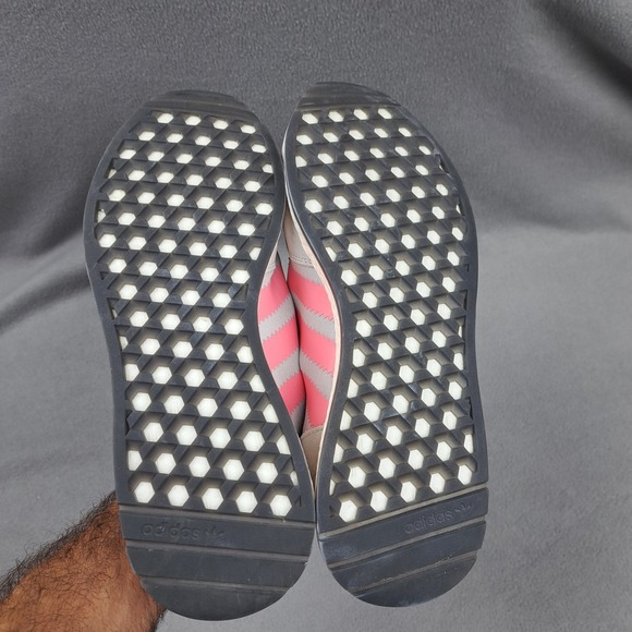 Womens Adidas Originals I-5923 Size 9.5 Gray Chalk Pink Athletic Running Shoes - Picture 9 of 10